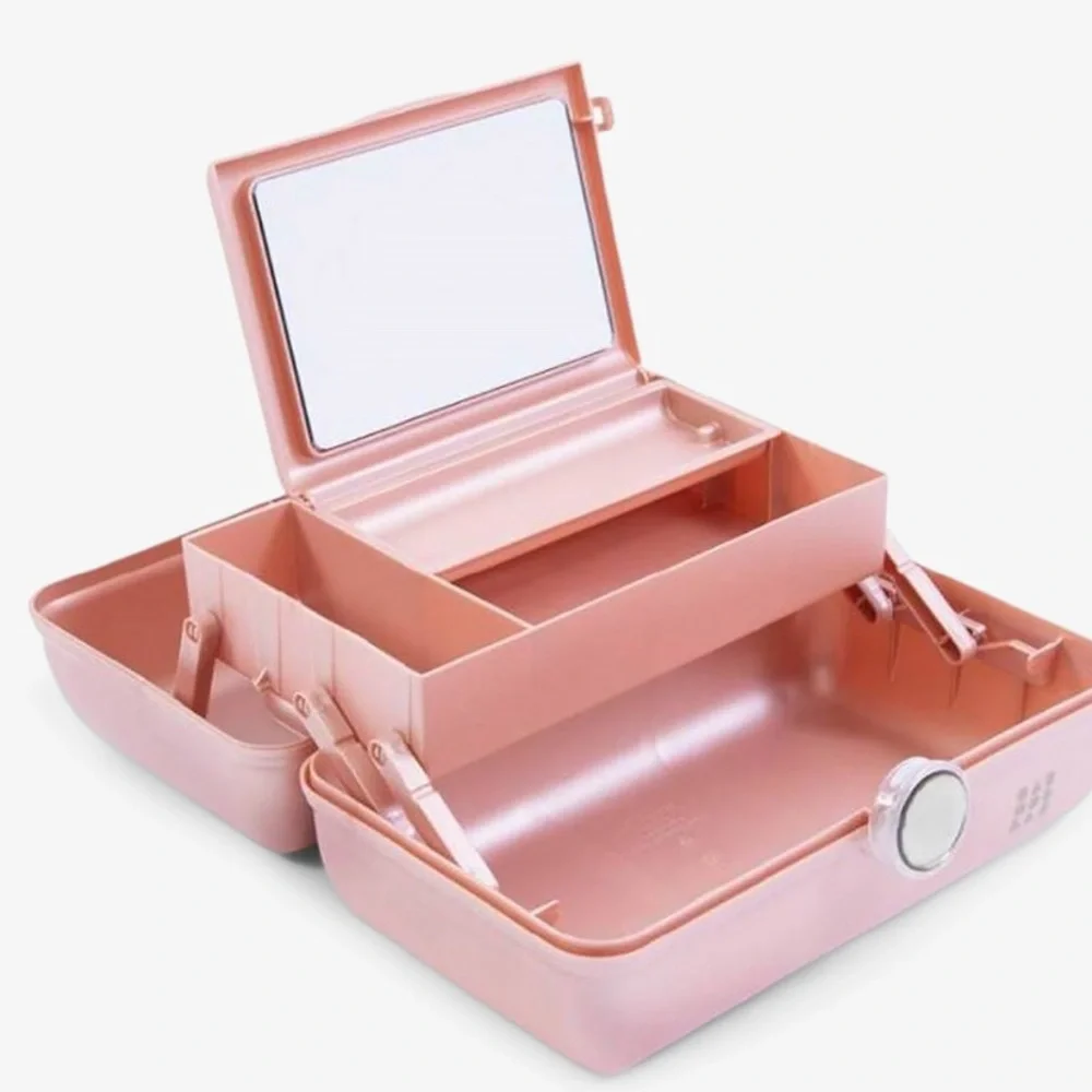 Caboodles Rose Pink Cosmetic Organizer